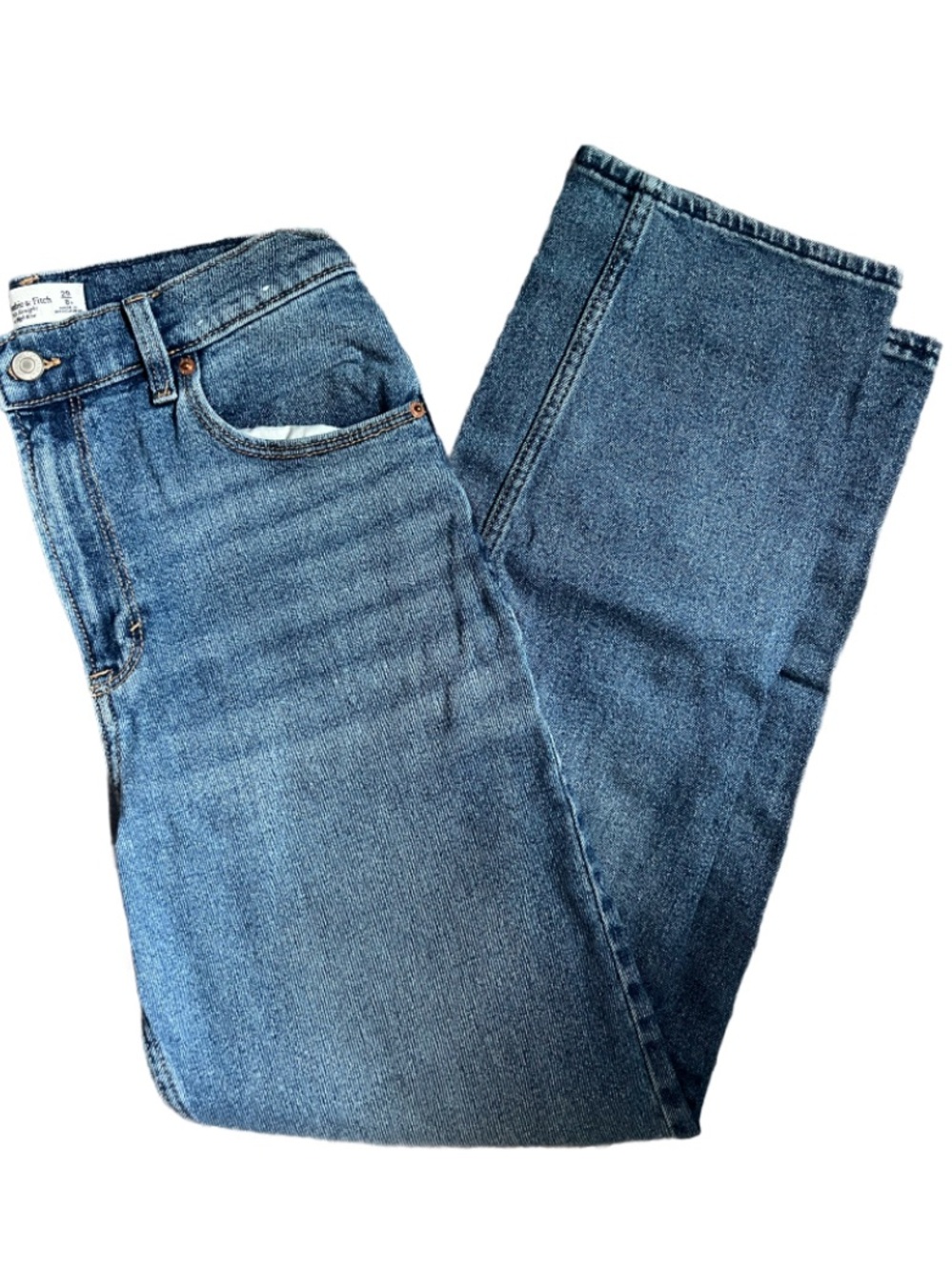 Abercrombie & Fitch The 90’s straight ultra high rise jeans size 8 29”